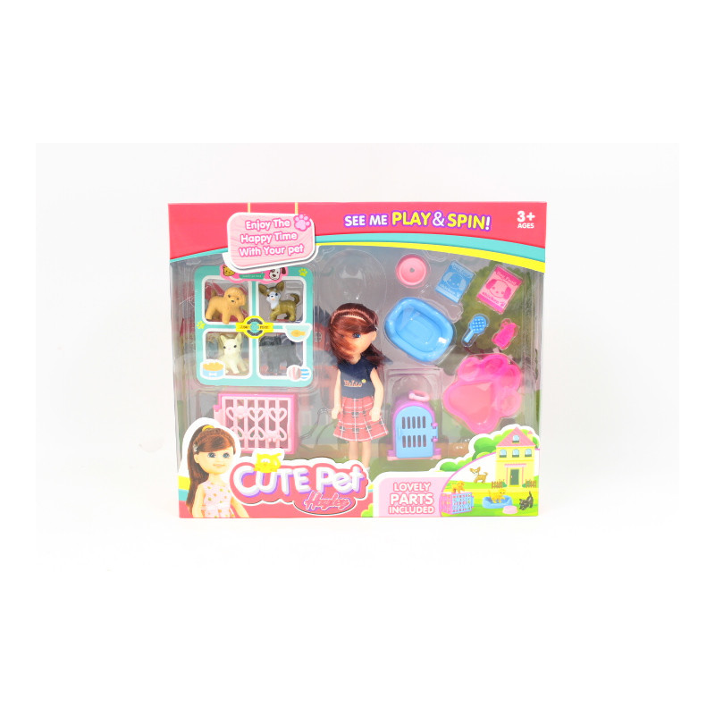  Lalka ze zwierzątkami Q6887 70401