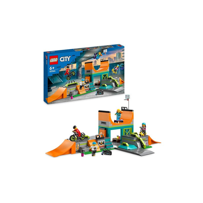  LEGO CITY 6+ Uliczny skatepark 60364