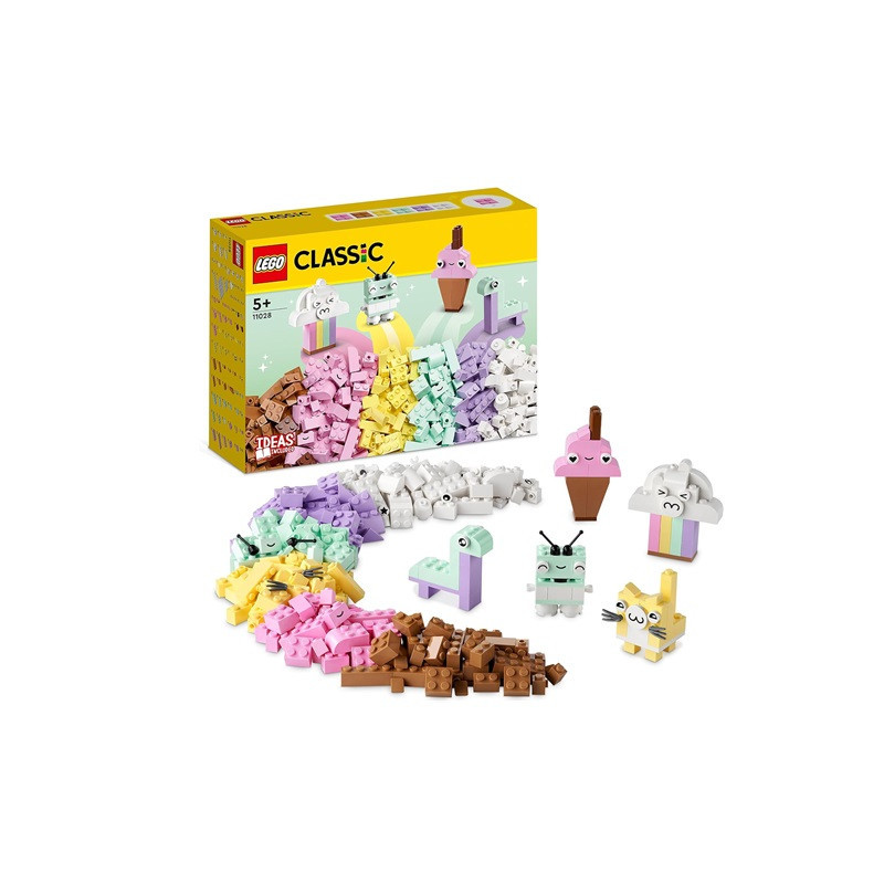  LEGO CLASSIC 5+ Kreat.zabawa pastelowa 11028