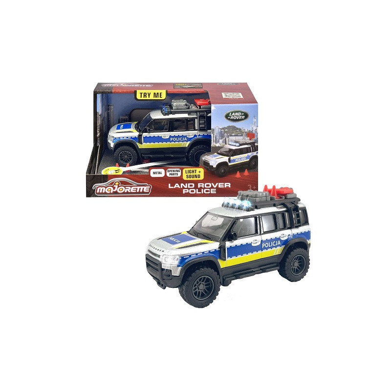  Majorette G.S.Rover policja 12,5cm 371-2000