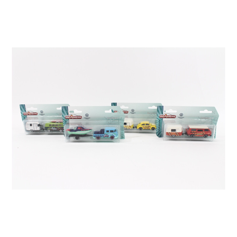  Majorette VW z przyczepką 4 rodz. 205-5007