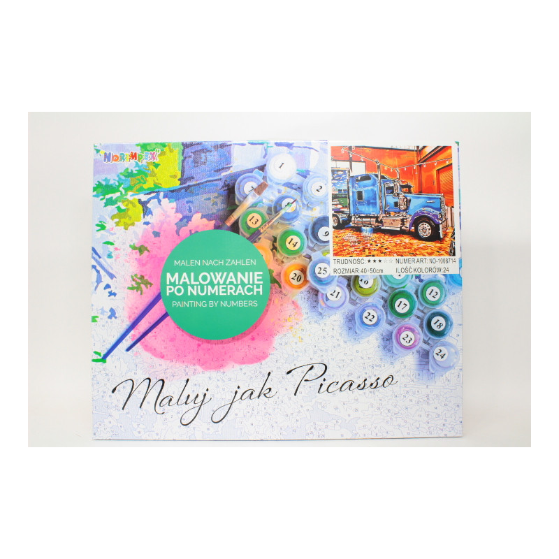  Malowanie po numer.Ciężarówka 1008714