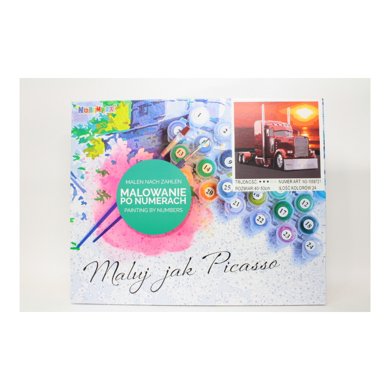  Malowanie po numer.Ciężarówka 1008721