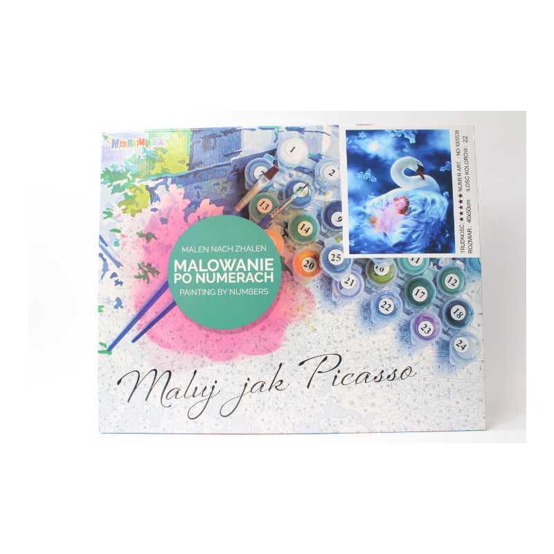  Malowanie po numer.Łabędź z dziewcz...1005538