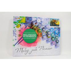  Malowanie po numer.Słoń i słońce 1008909