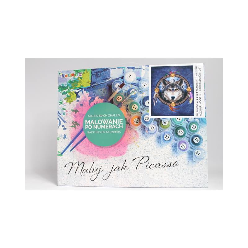  Malowanie po numer.Wilk 1005669 56696