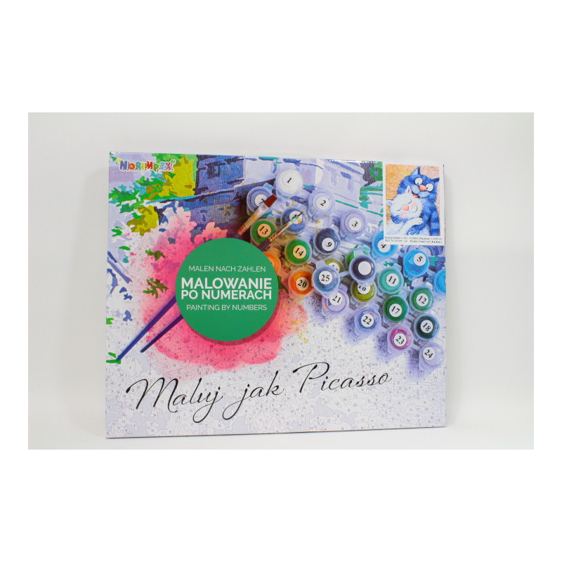  Malowanie po numer.Zakochane koty 1008992