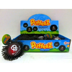  Piłka pirat z włosami świeci 12szt/ 35708***