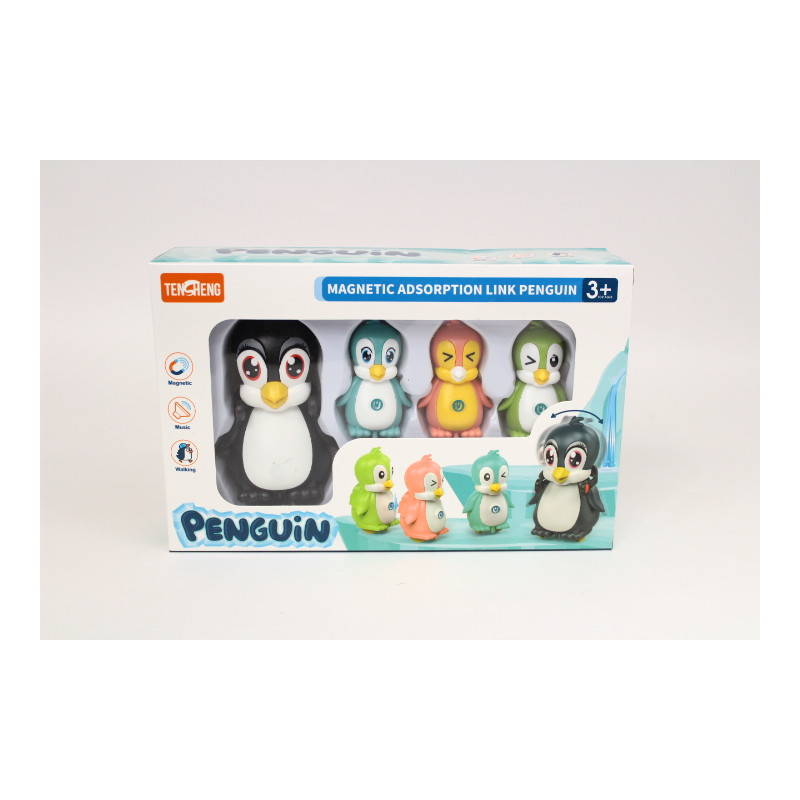  Pingwinki magnetyczna rodzinka BEA4489 84489