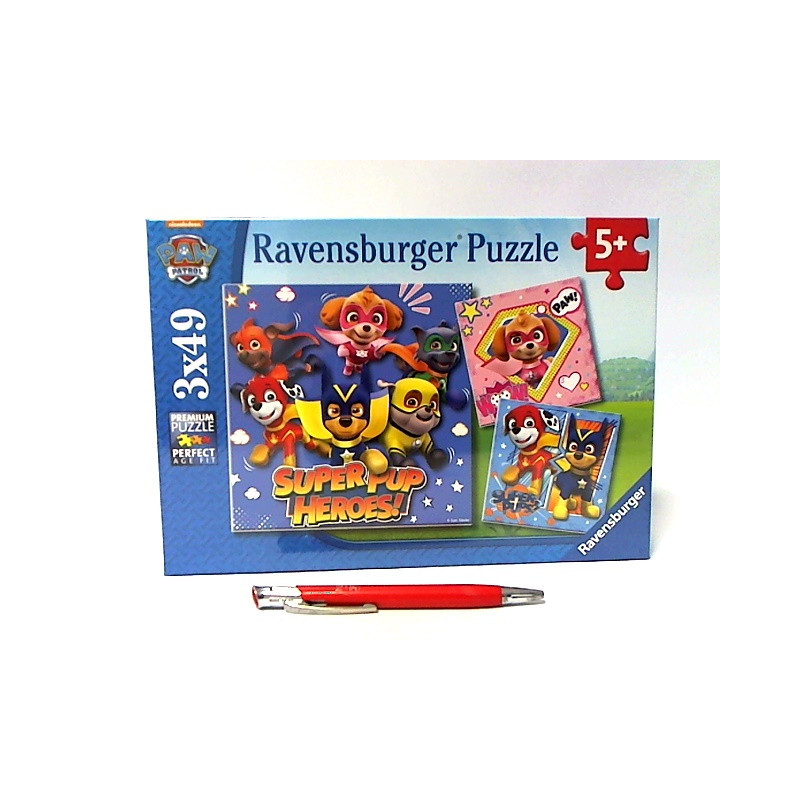  RAV puzzle 3x49 Psi Patrol Super Hero 08036**