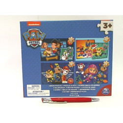  SPIN Psi Patrol puzzle drewniane 4w1 6040049
