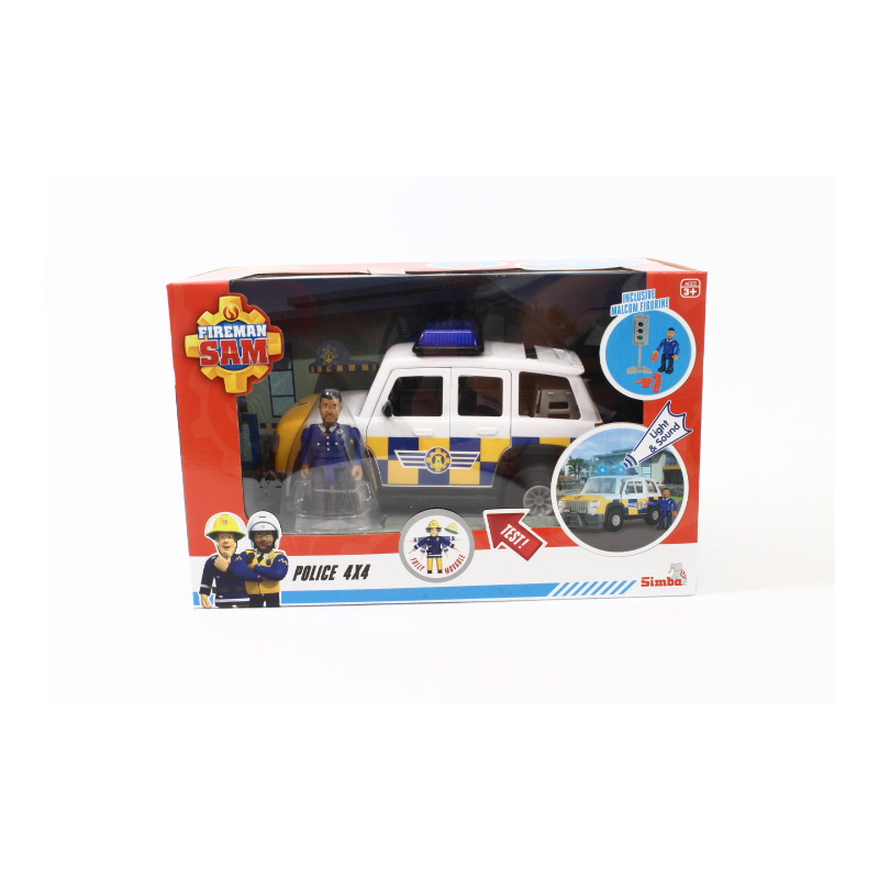  Strażak Sam jeep policyjny+figurka 925-1096