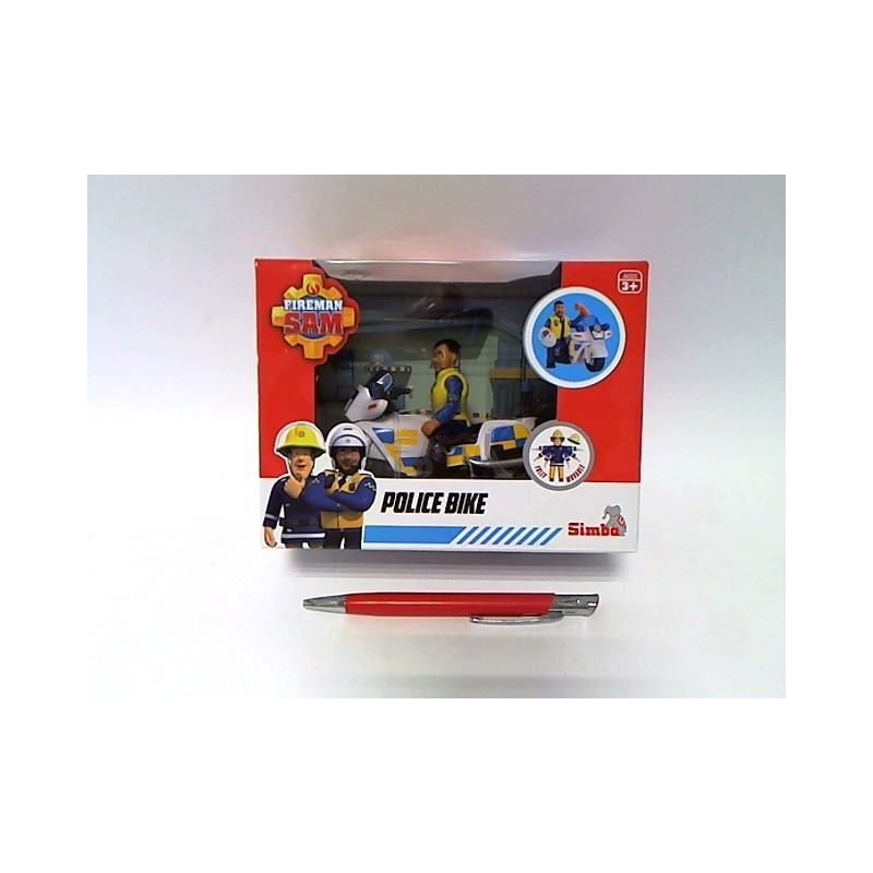  Strażak Sam motor policyjny+figurka 925-1092