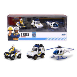  Strażak Sam pojazdy policyjne 3-pak 309-2006