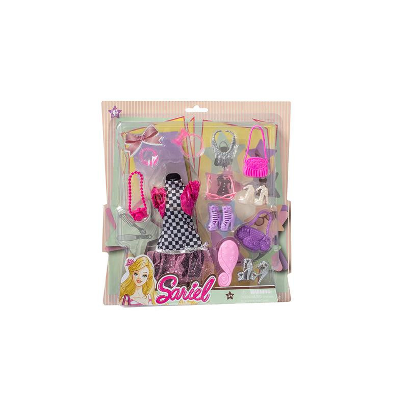  Sukienka z akcesoriami dla lalek 10868 