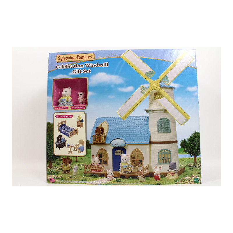  SYLVANIAN Wiatrak z niebieskim dachem 05630
