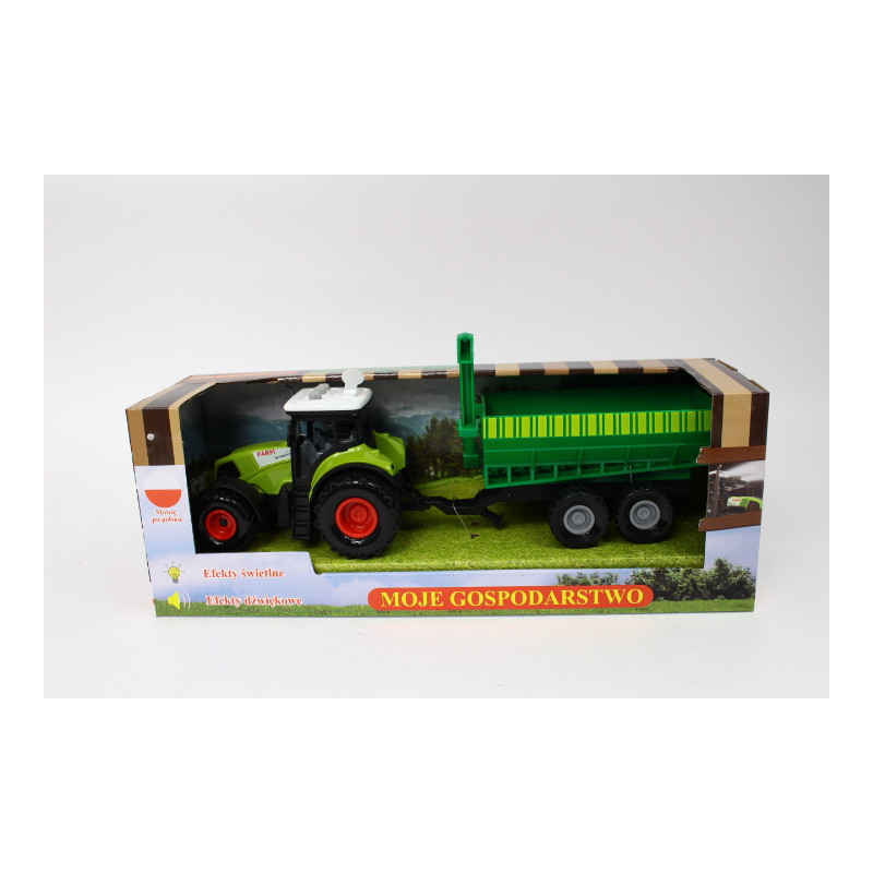  Taktor z przyczepą polski mod.dźw.Q5910 67579