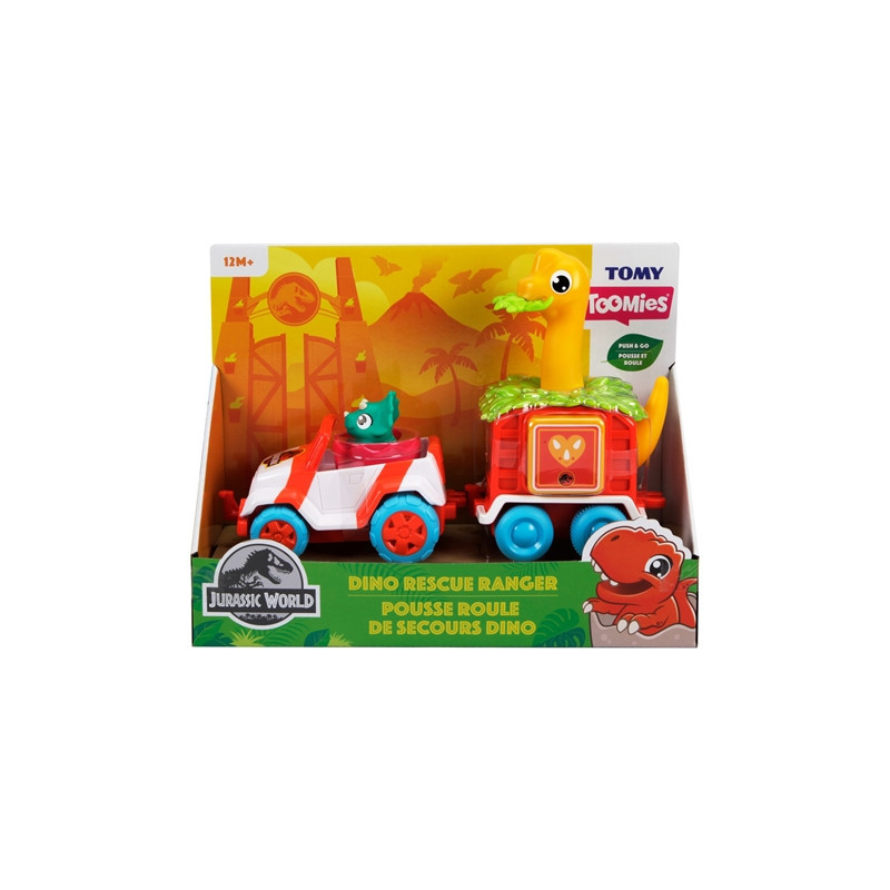  TOMY TOOMIES jeep dino z przyczepą E73253 /3