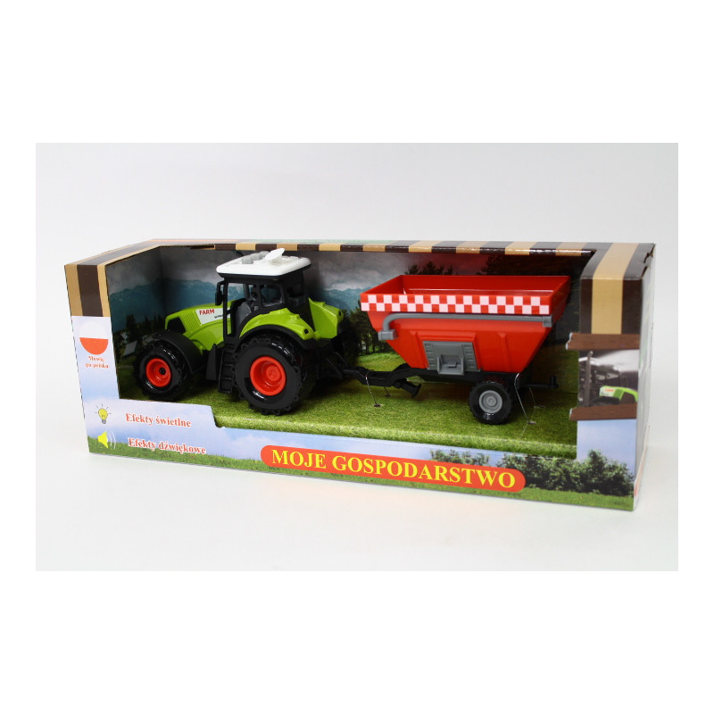  Traktor+przyczepa polski mod.dźw.Q5950 59505