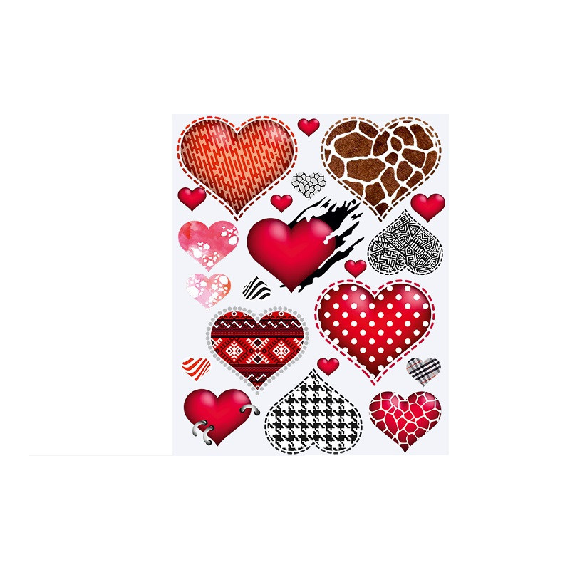  WIKORIA Naplamki DTF 20x30 DD-03 Hearts 29235