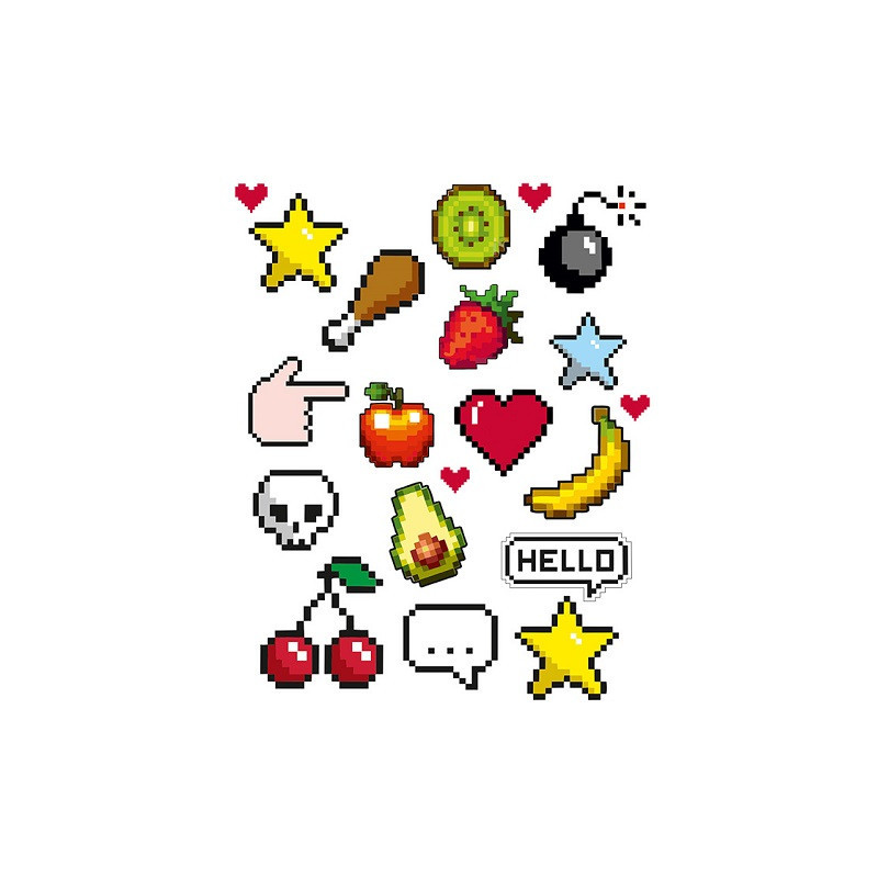  WIKORIA Naplamki DTF 20x30 DD-05 Pixel 29259