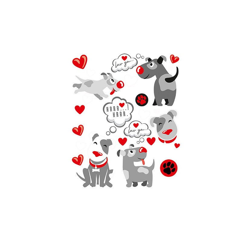  WIKORIA Naplamki DTF 20x30 DD-28 Dogs 30088