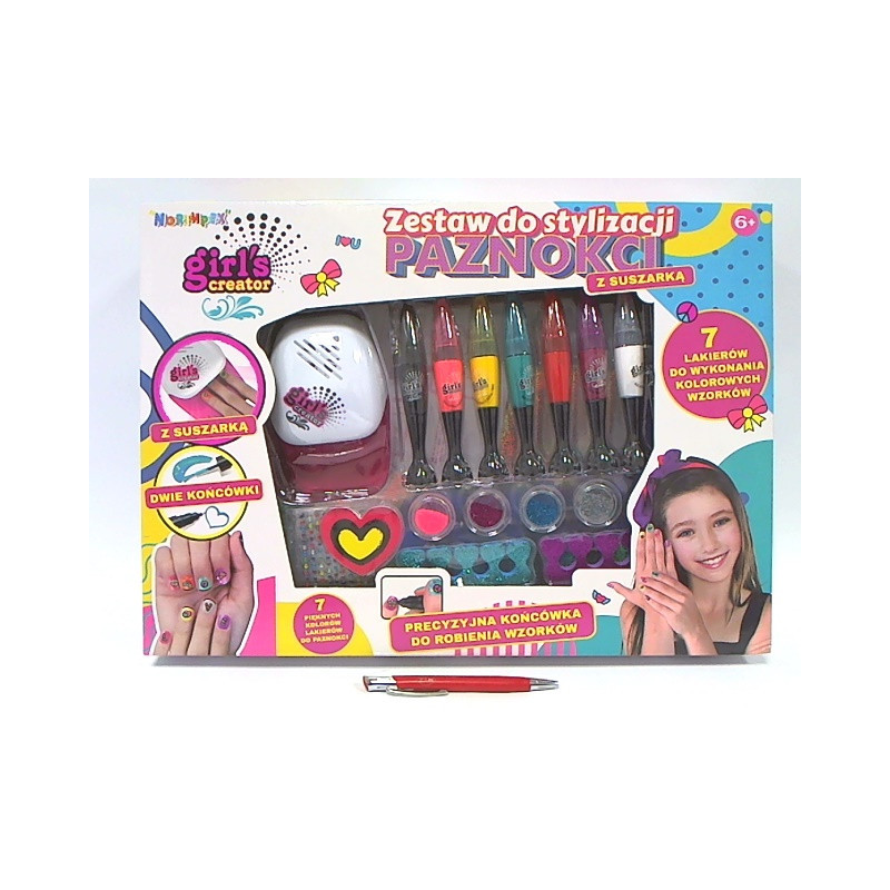 Zestaw studio d/pazn+7lakierów 1003566 35660