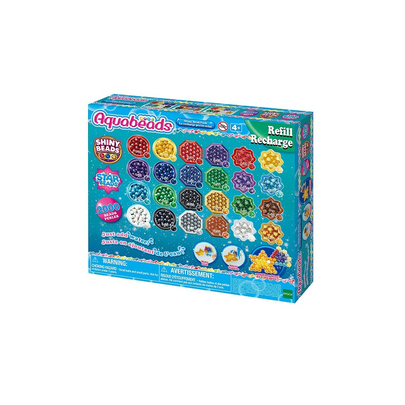 AQUABEADS Koraliki błyszczące zest.uzup.31995