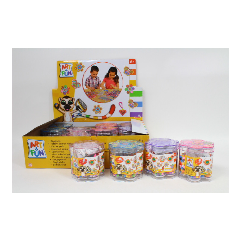 Art_Fun koraliki prasowanka 12szt/disp 637-4144