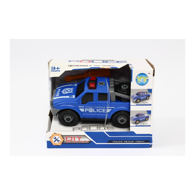 Auto policja przykręcane koła MY6701B 07116 /96