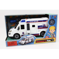 Auto policja św/dźw rozkręcana YW8088A 09998