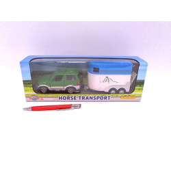 Auto przyczepa z dwoma końmi 35cm 521516 81188