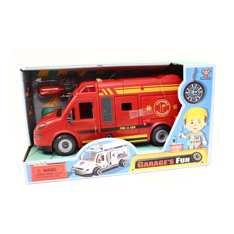 Auto straż pożarna św/dźw rozkęcana YW8088B 10000