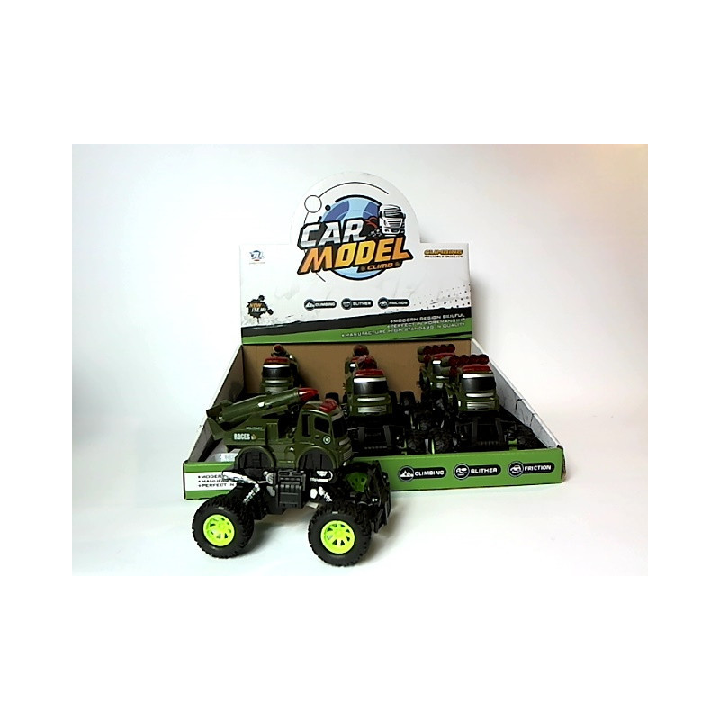 Auto wojskowe 6szt/disp 6699-6A 05808