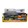 Auto z przyczepą z koparką 13+9cm HKG086 10794