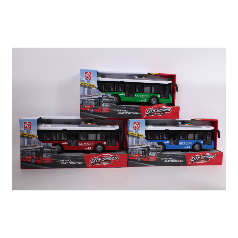Autobus 29cm światło/dźwięk 3 kolory RJ5503 06759