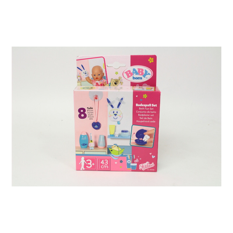 BABY BORN zestaw łazienkowy 8el 834282