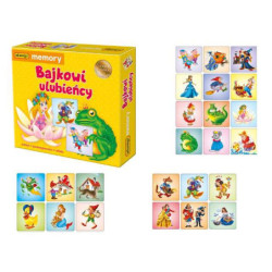 Bajkowi ulubieńcy Gra memory Adamigo 07356