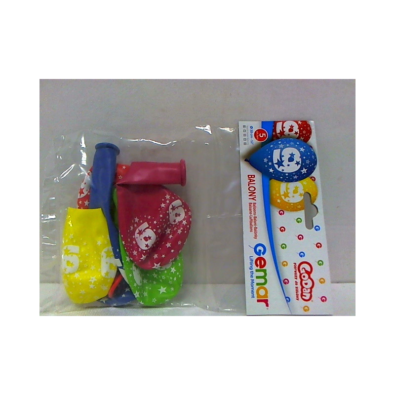 Balon 12" z nadr."9" pastelmix A5 GS110/9 01595