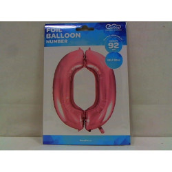 Balon foliowy Cyfra0 j.róż 92cm BC-HRO0 09191