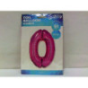 Balon foliowy Cyfra0 róż 85cm, FG-C85R0 32337
