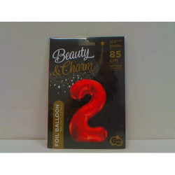 Balon foliowy Cyfra2 czerw 85cm BC-HCW2 20561