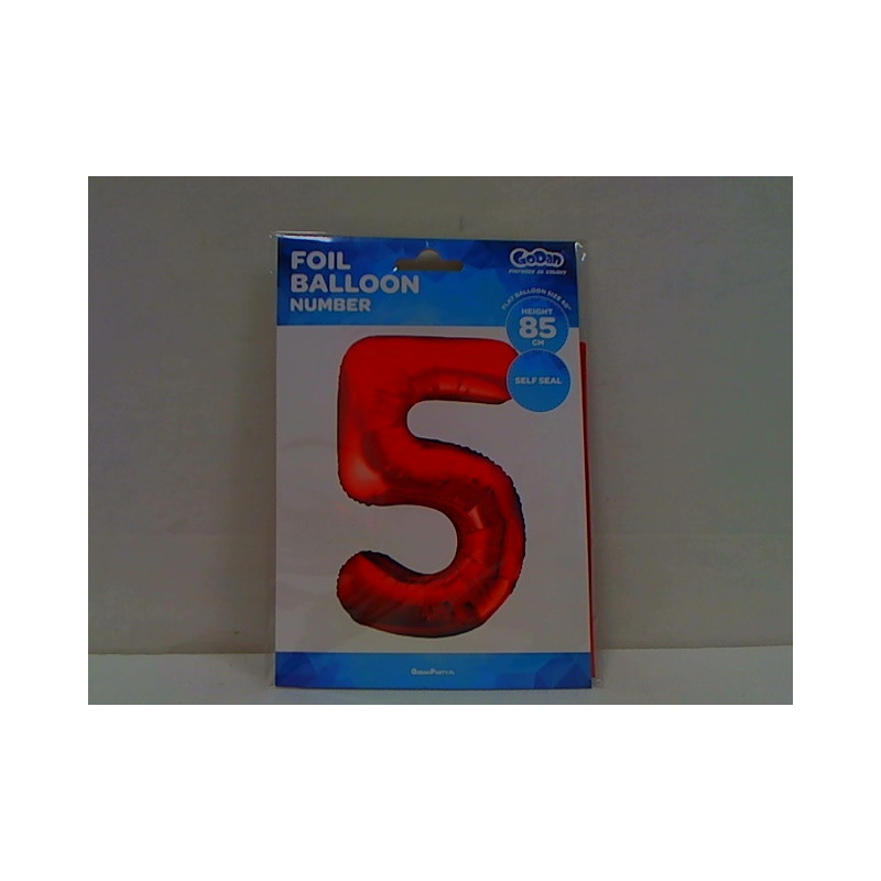 Balon foliowy Cyfra5 czerw 85cm BC-HCW5 20622