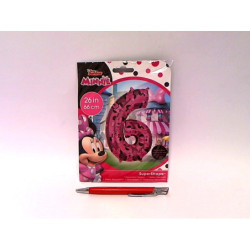Balon foliowy Cyfra6 Minnie fiol66cm 4170801 17082