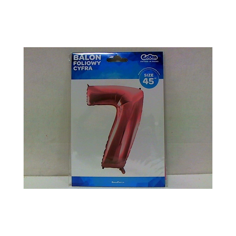 Balon foliowy Cyfra7 j.róż 92cm BC-HRO7 09337