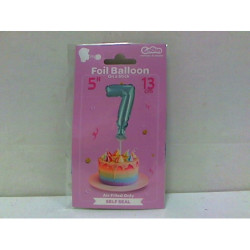 Balon foliowy n/pat Cyfra7 błękitna BC-5BL7 13846