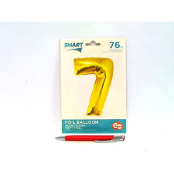 Balon foliowy Smart Cyfra7 złota76cm CH-SZL7 45571
