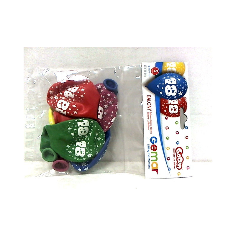 Balony 12" z nadr."18" pastelmix A5 GS110/18 01908