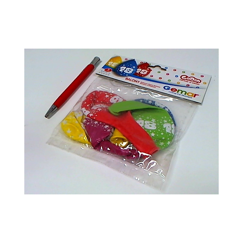 Balony 12" z nadr."18"past.wisz.A5 GS110/18W 18456