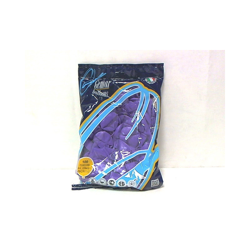 Balony G90 pastel 10" lawendowy a_100 G90/49 94916